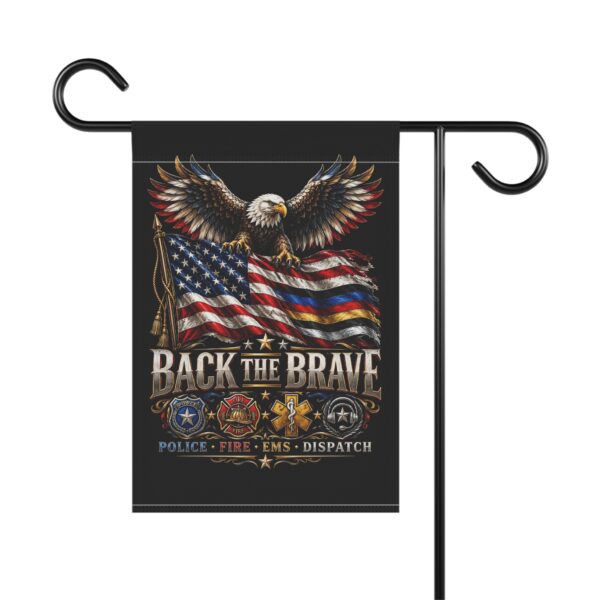 Back the Brave Garden Flag