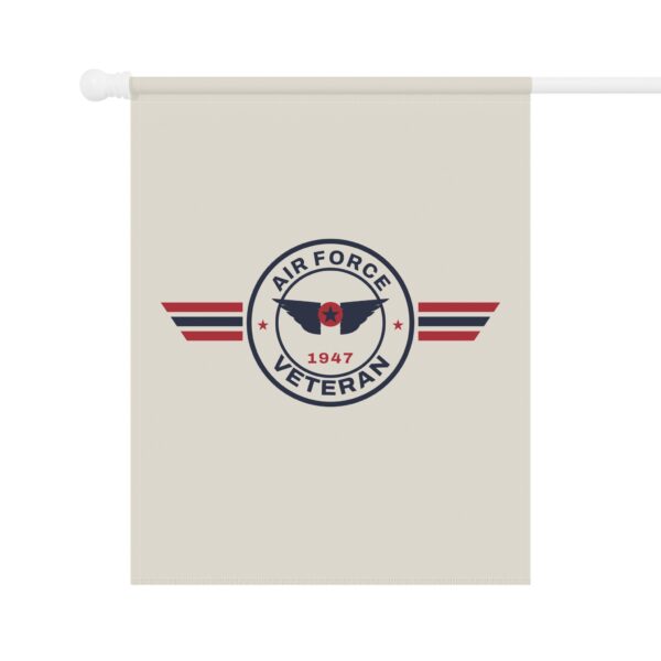 Air Force Veteran Patch Garden Flag