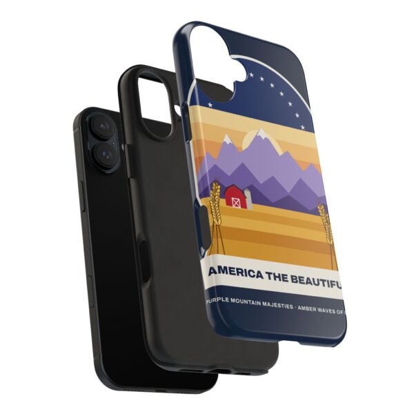 America the Beautiful Vintage Poster Tough Phone Case