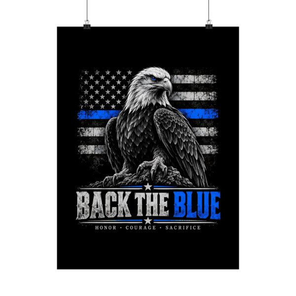 Back the Blue Poster