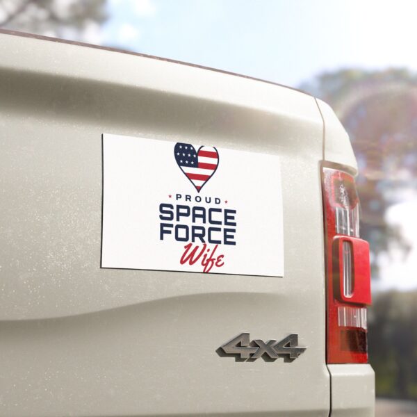 Proud Space Force Wife Car Magnet