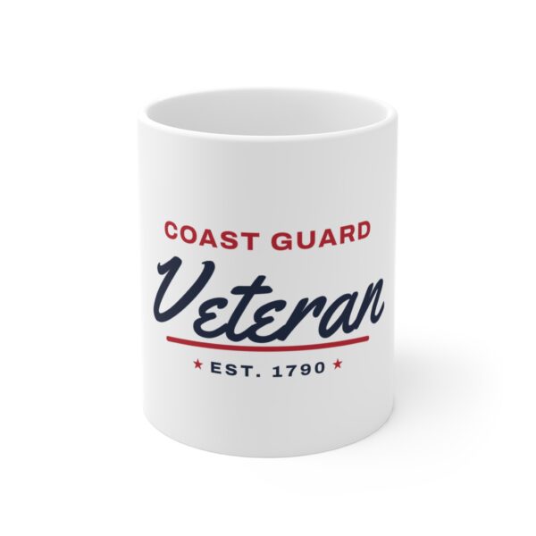 Coast Guard Veteran Script Mug