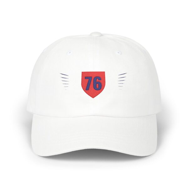 1776 Motor Co. Wings Dad Hat, White