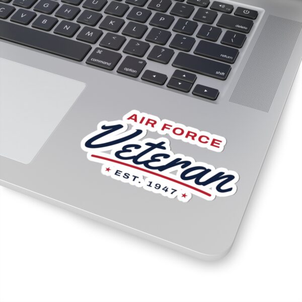 Air Force Veteran Script Sticker