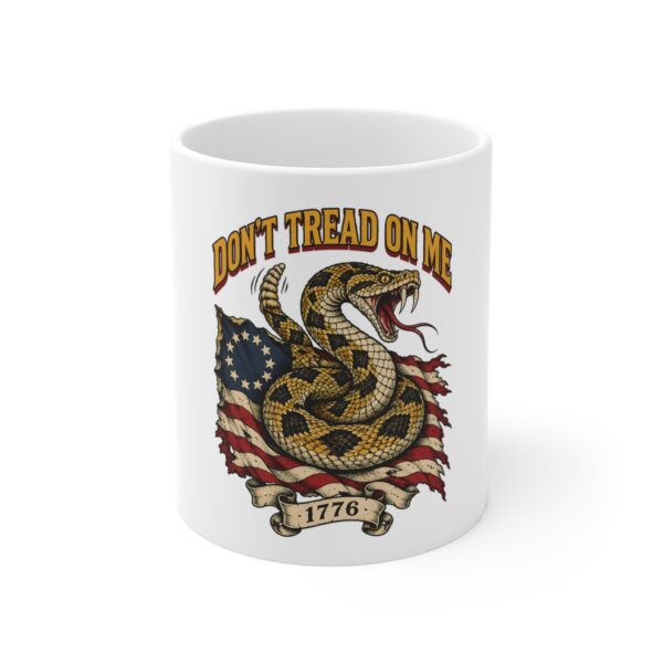 Don't Tread on Me Rattlesnake Mug