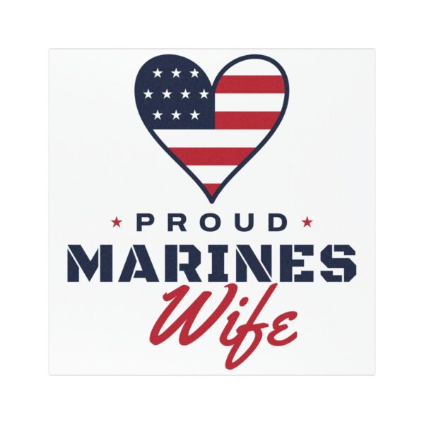 Proud Marines Wife Car Magnet
