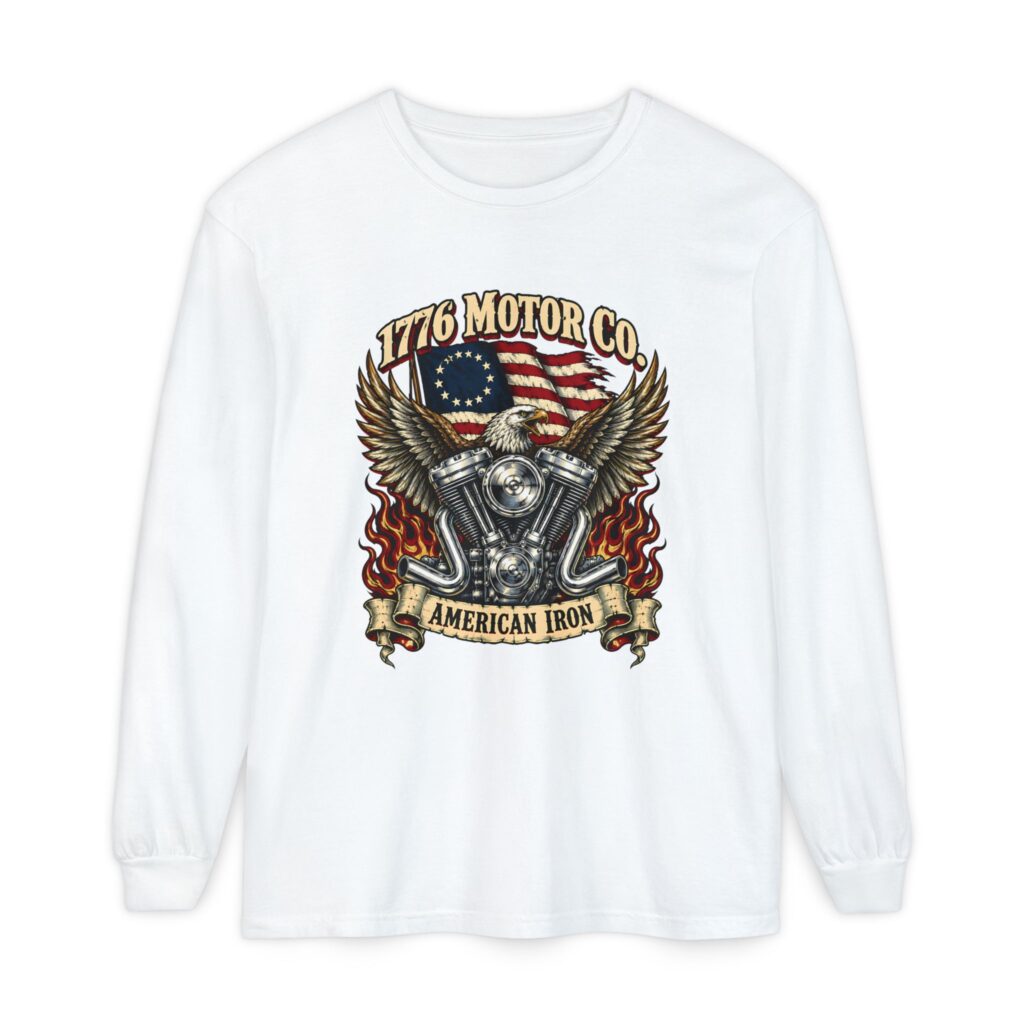 1776 Motor Co. American Iron Long Sleeve Tee