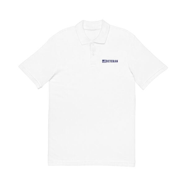 Veteran Flag Embroidered Polo