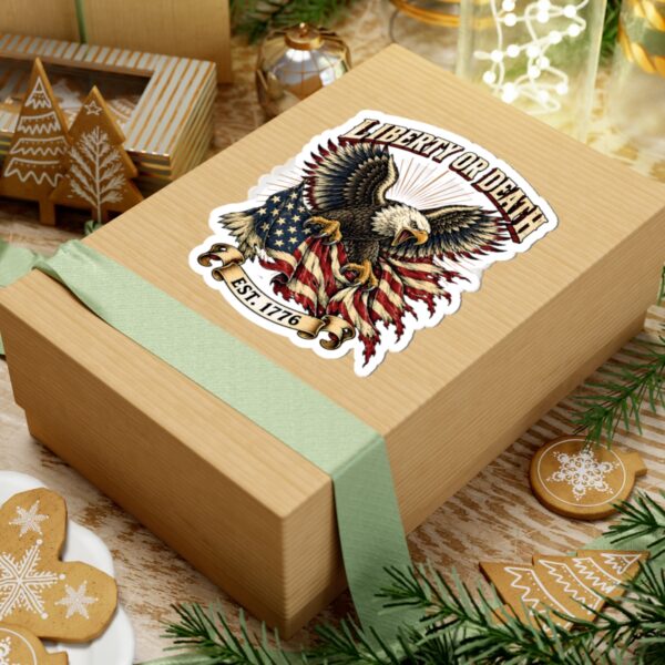 Liberty or Death Eagle Sticker