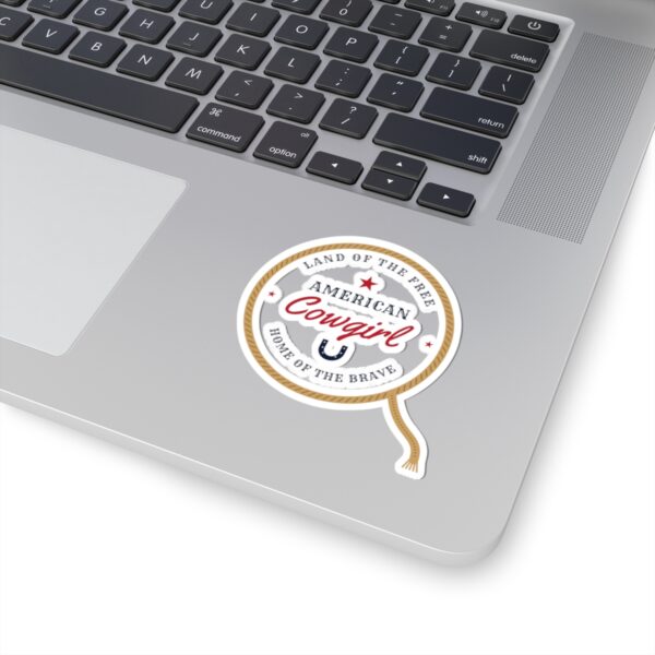 American Cowgirl Western Sticker