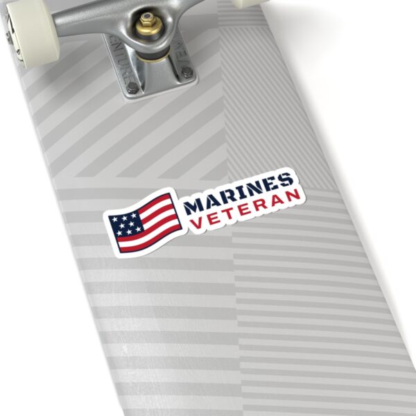 Marines Veteran Flag Sticker