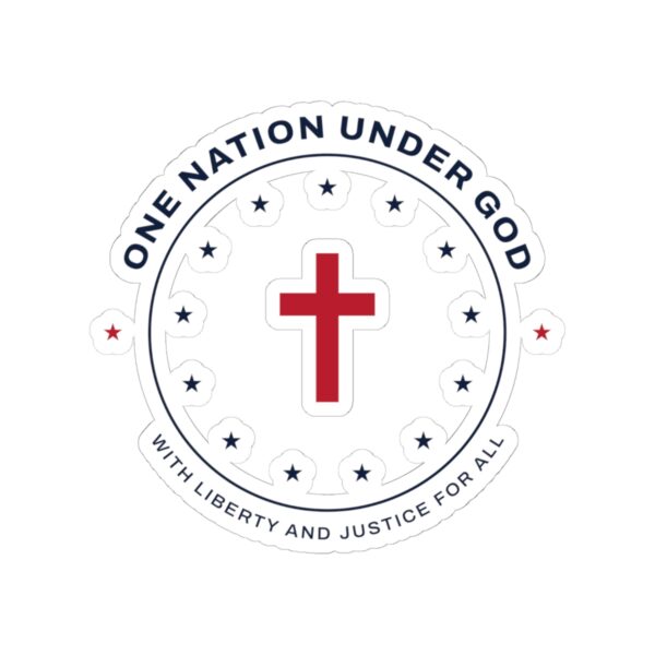One Nation Under God Sticker