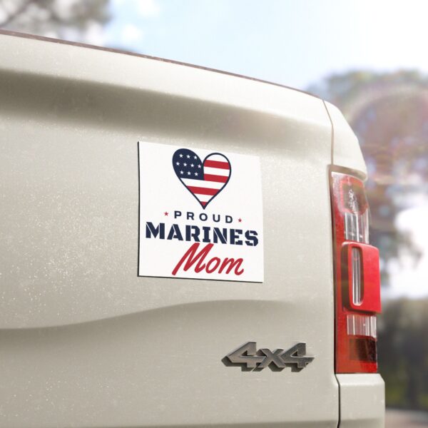 Proud Marines Mom Car Magnet