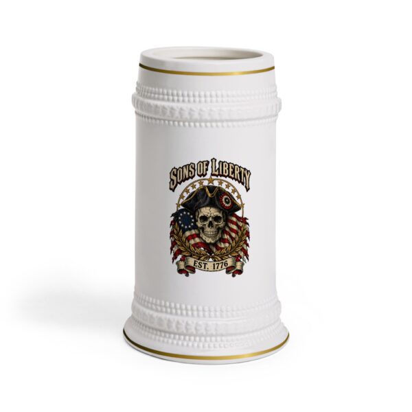Sons of Liberty Skull Beer Stein