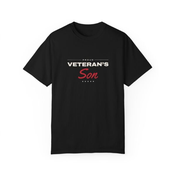 Proud Veteran's Son Tee, Black