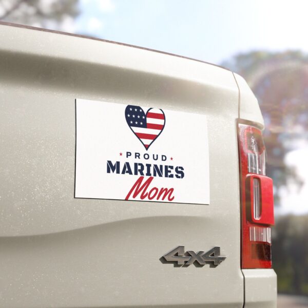 Proud Marines Mom Car Magnet