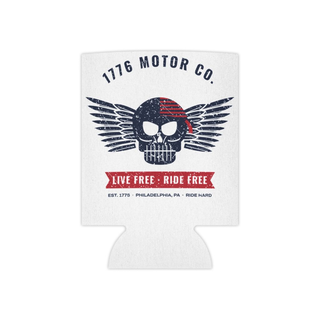 1776 Motor Co. Winged Skull Can Cooler