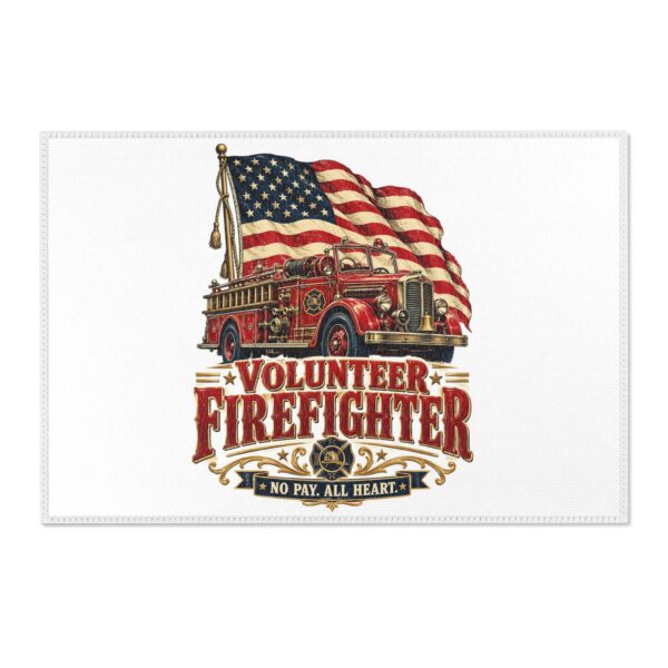 Volunteer Firefighter Area Rug