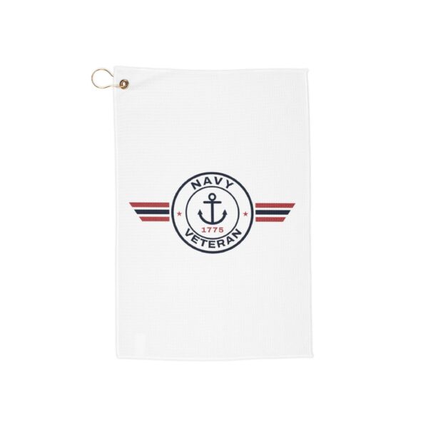 Navy Veteran Patch Golf Towel