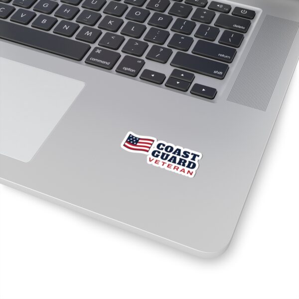 Coast Guard Veteran Flag Sticker