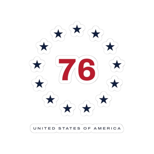 Thirteen Star 76 Seal Sticker