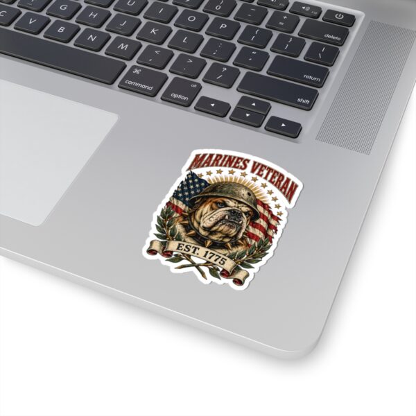 Marines Veteran Bulldog Sticker