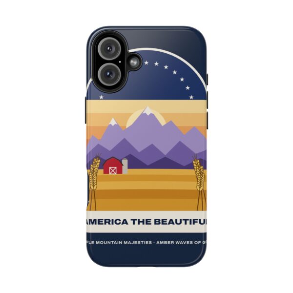 America the Beautiful Vintage Poster Tough Phone Case