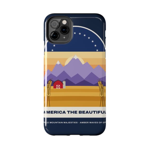 America the Beautiful Vintage Poster Tough Phone Case