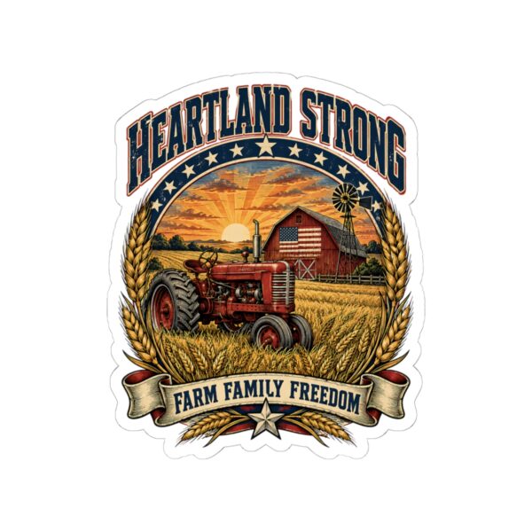 Heartland Strong Tractor & Barn Sticker