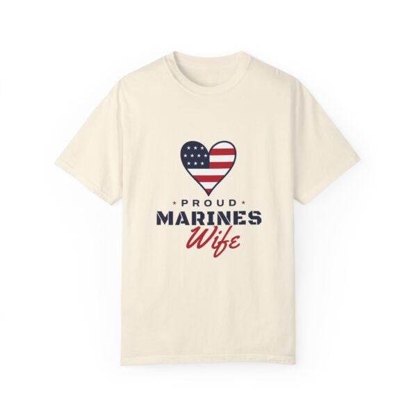 Proud Marines Wife Tee, Ivory