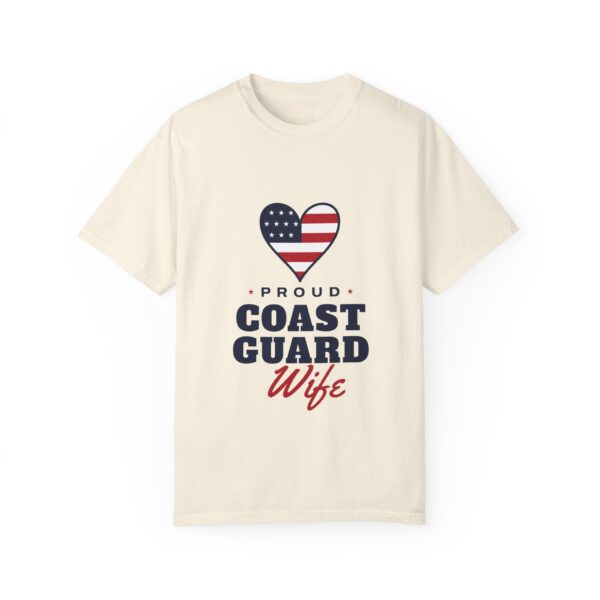 Proud Coast Guard Wife Tee, Ivory