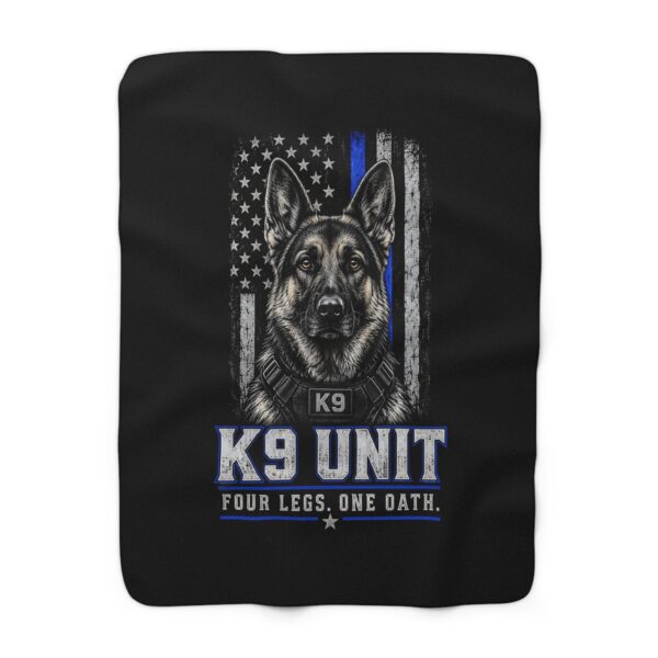 K9 Unit Sherpa Fleece Blanket