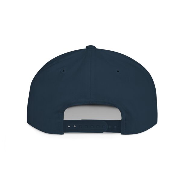 Army Veteran Flag Flat Bill Snapback, Dark Navy