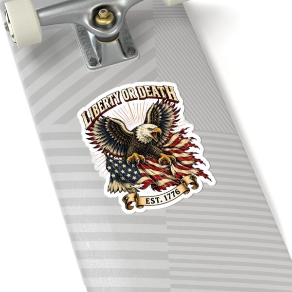 Liberty or Death Eagle Sticker