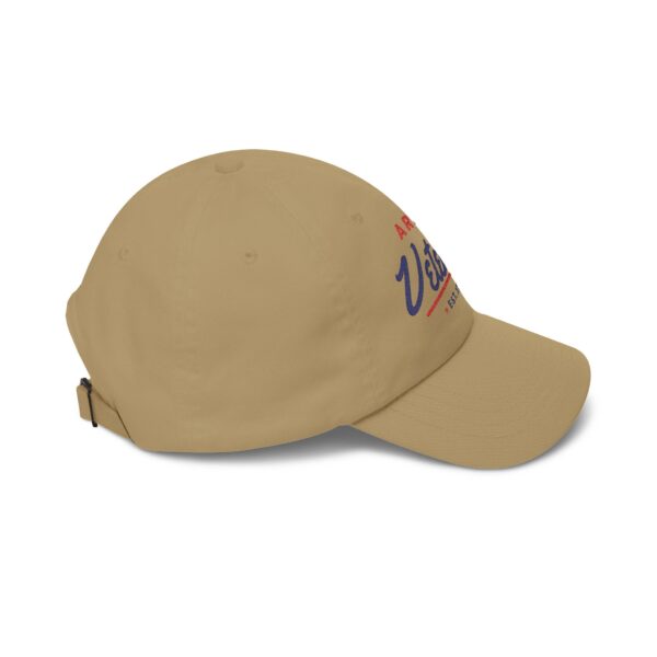 Army Veteran Script Dad Hat, Khaki