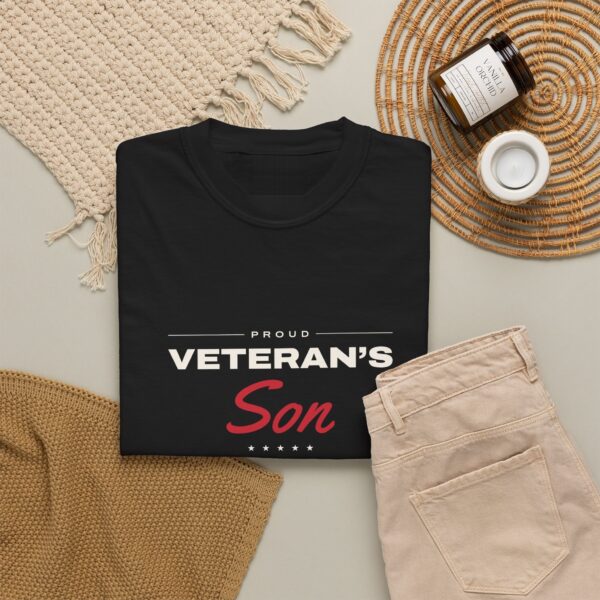 Proud Veteran's Son Tee, Black