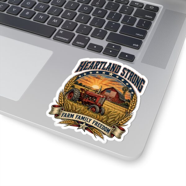 Heartland Strong Tractor & Barn Sticker