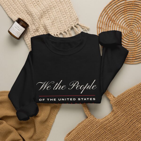 We the People Crewneck Sweatshirt, Black