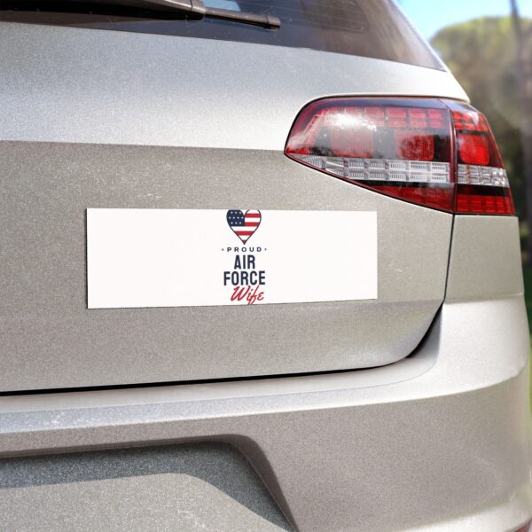 Proud Air Force Wife Car Magnet