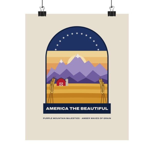 America the Beautiful Print Poster