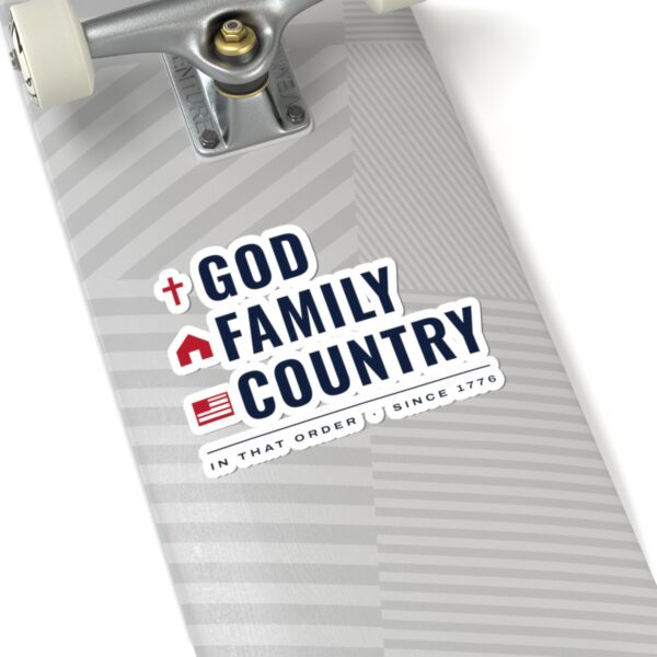 God Family Country Sticker