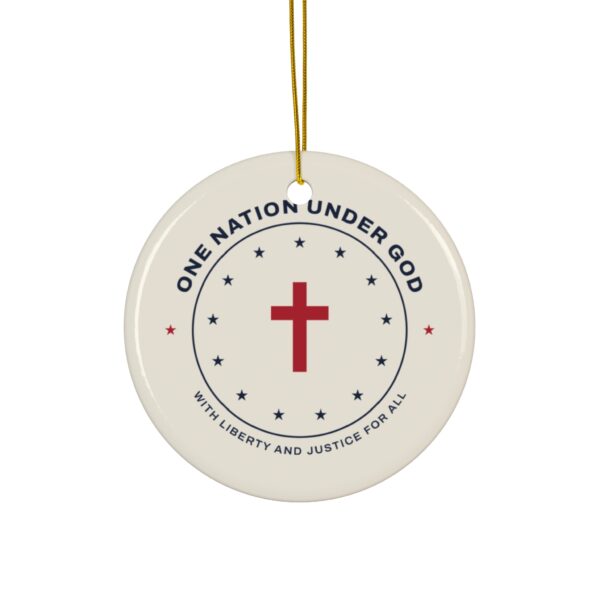 One Nation Under God Christmas Ornament