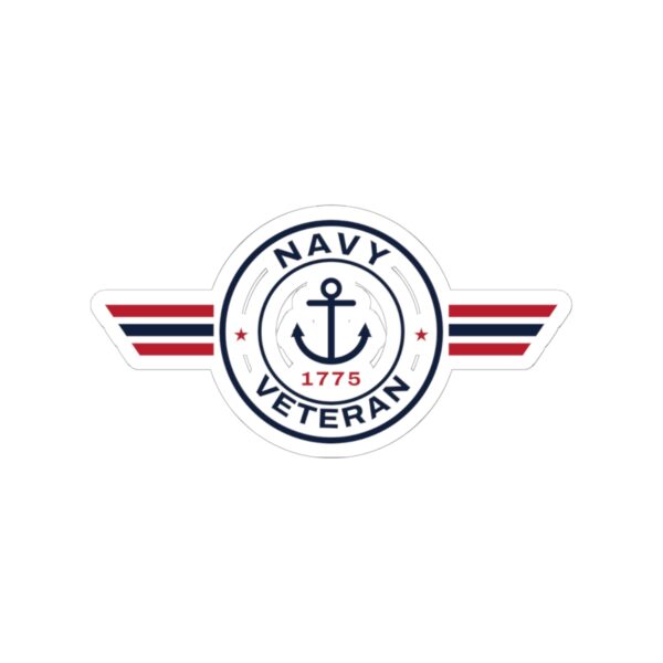 Navy Veteran Patch Sticker