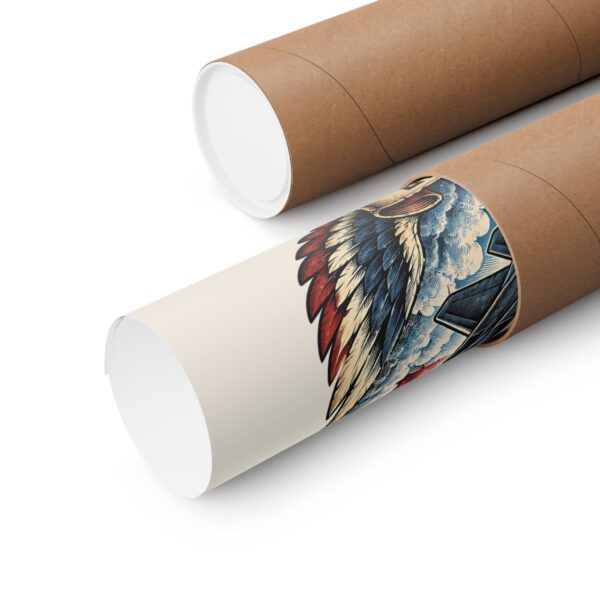 Air Force Veteran Eagle & Jet Poster