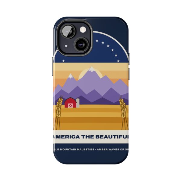 America the Beautiful Vintage Poster Tough Phone Case