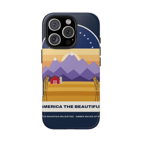 America the Beautiful Vintage Poster Tough Phone Case