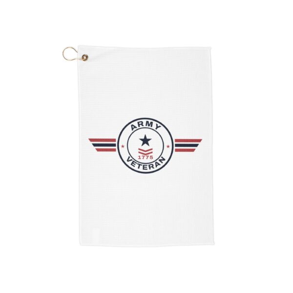 Army Veteran Patch Golf Towel
