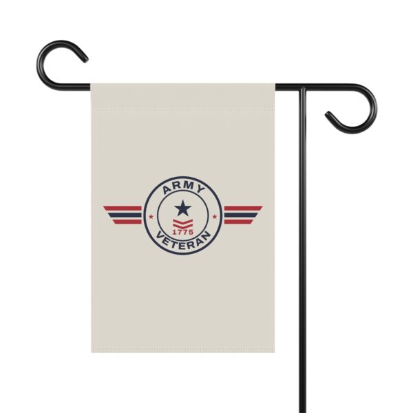 Army Veteran Patch Garden Flag