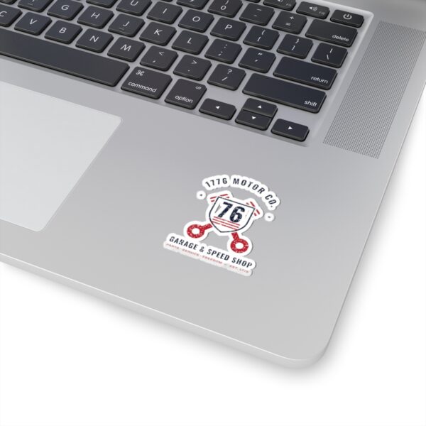 1776 Motor Co. Garage & Speed Shop Sticker