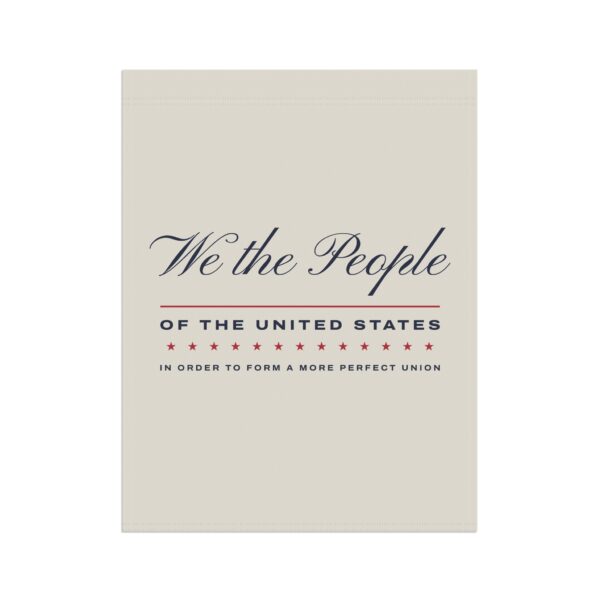 We the People Garden Flag